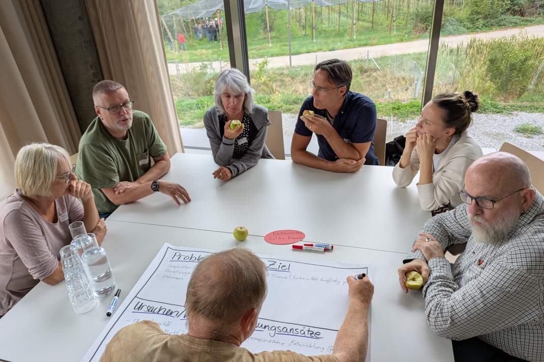 Gruppenarbeit in einem Workshop